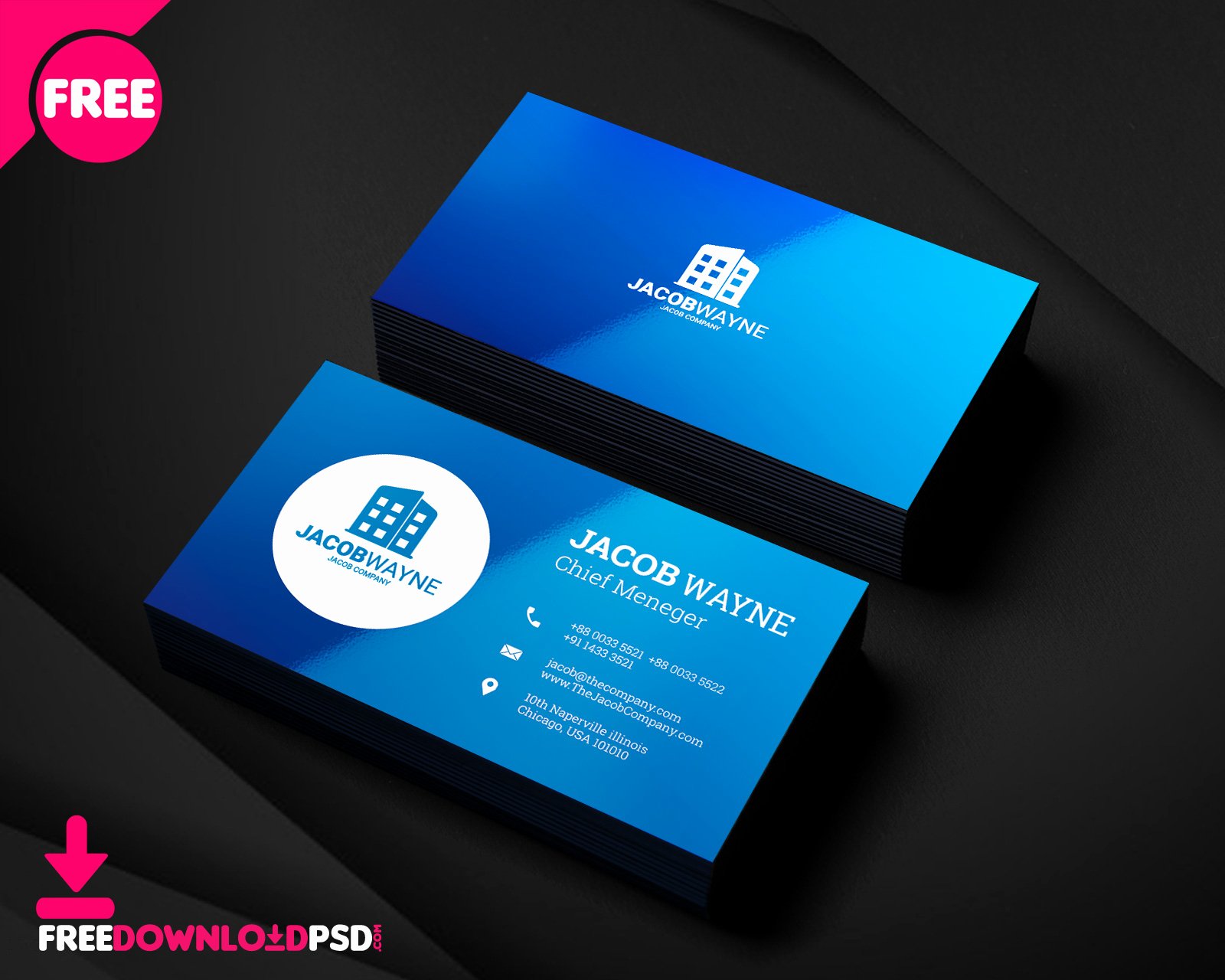 Real Estate Business Card Psd