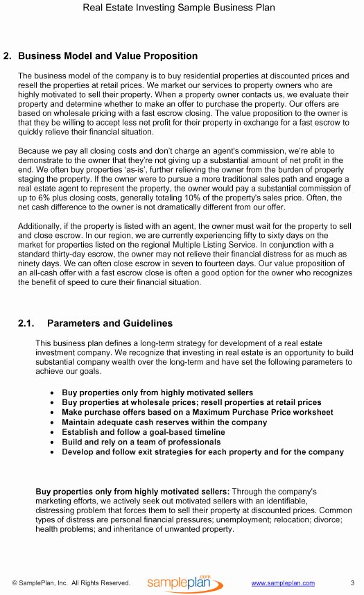 Real Estate Business Proposal Template