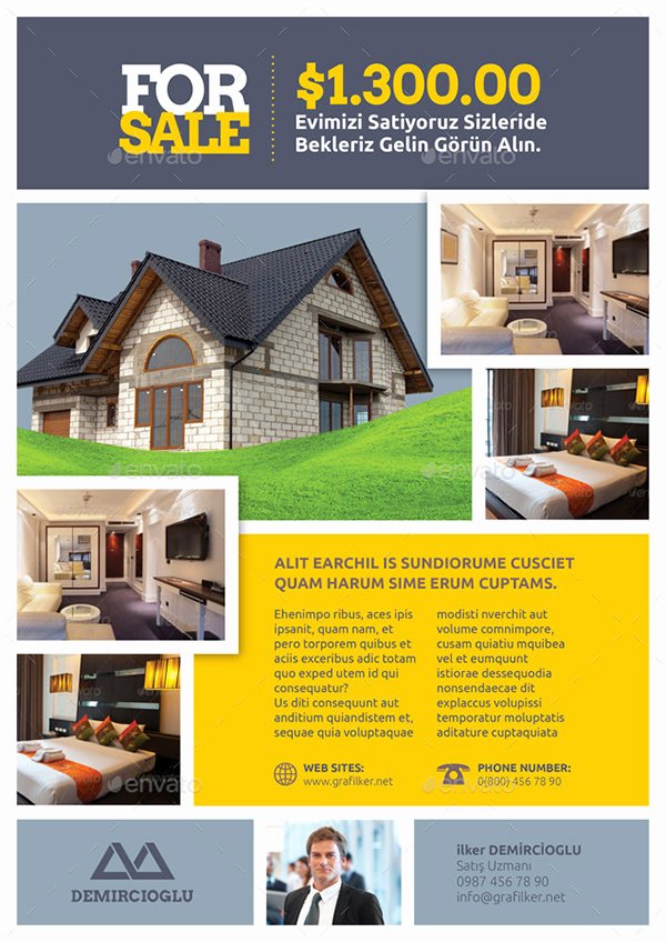 Real Estate Flyer Template 27 Free Psd Ai Vector Eps