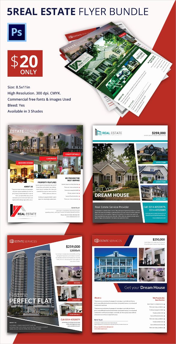 Real Estate Flyer Template 37 Free Psd Ai Vector Eps