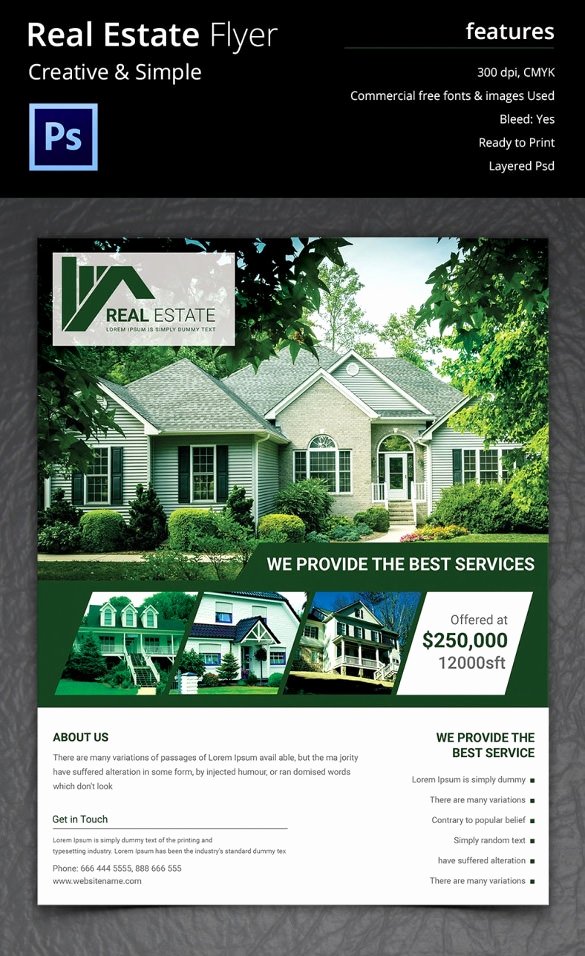 real estate flyer templates