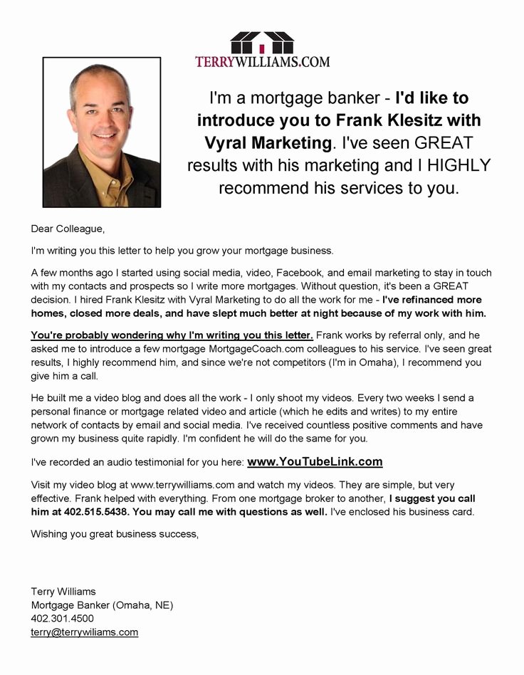 Real Estate Introduction Letter Sample Vmore Info About