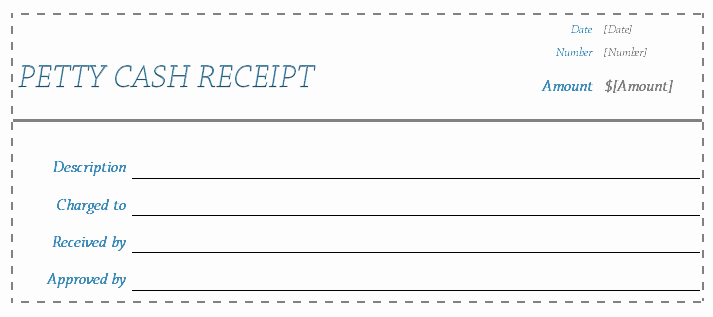 Receipt Template Blank Receipts for Word