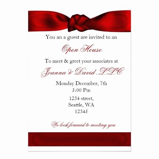 Red Elegant Corporate Party Invitation