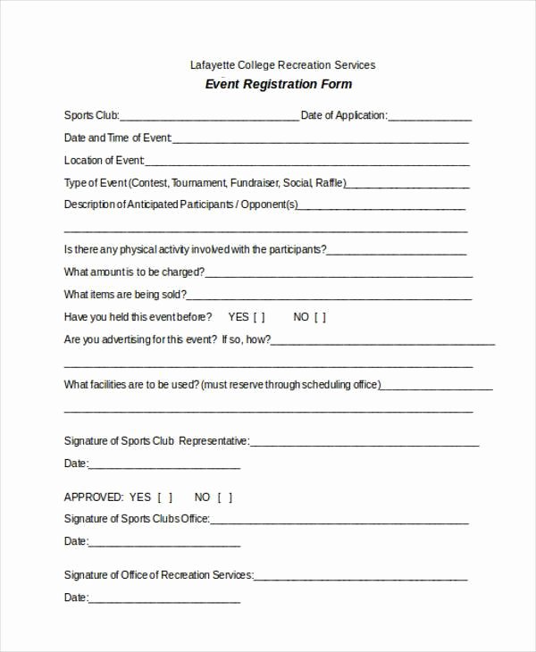 Registration form Templates