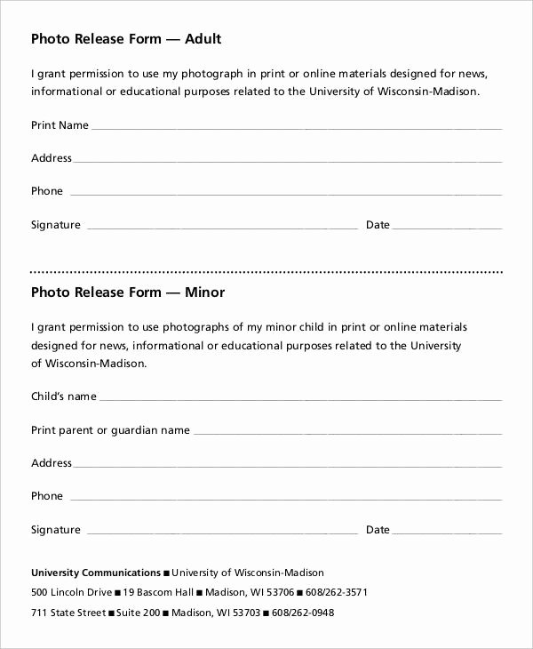 Release form Template 9 Free Pdf Documents