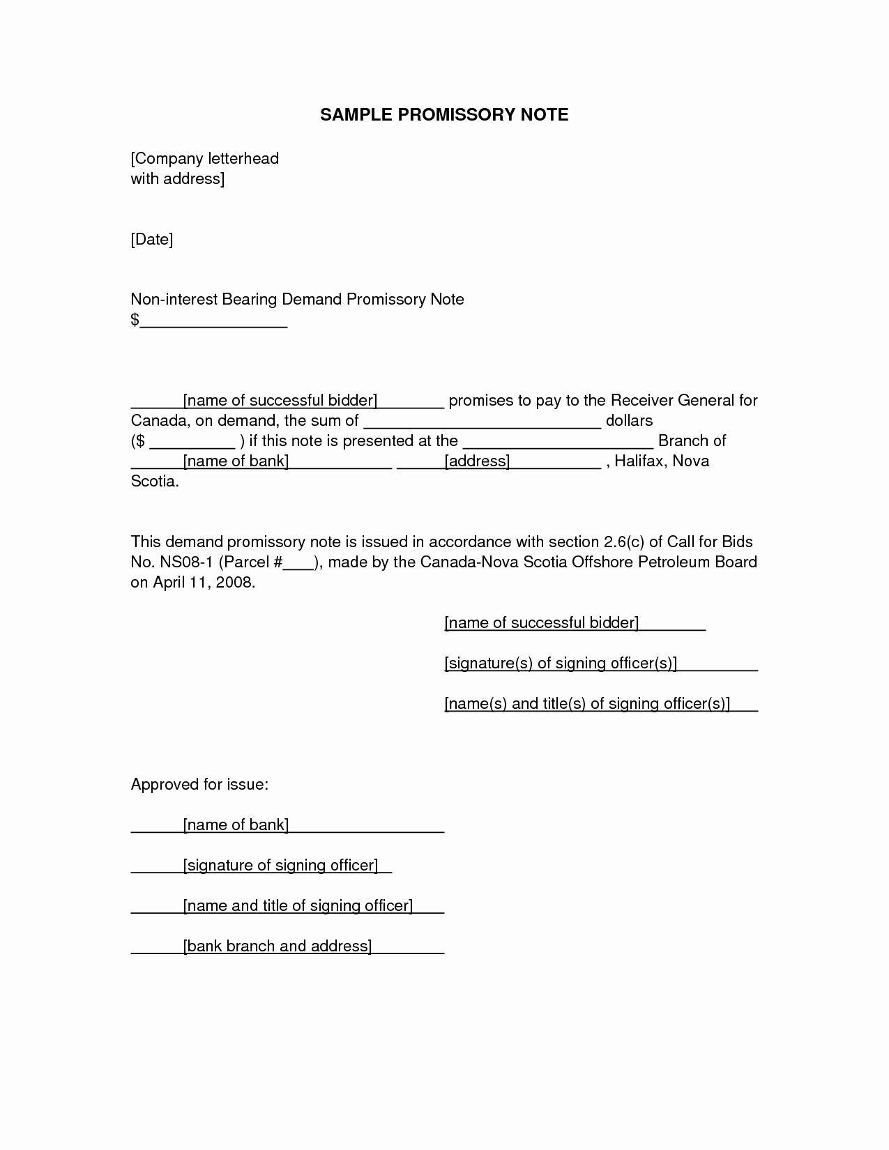 Remarkable Promissory Note Letter Example for Personal