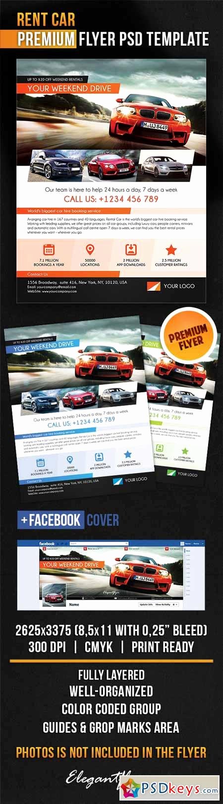 Rent Car – Flyer Psd Template Cover Free