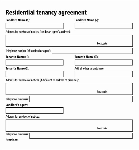 Rental Agreement Templates – 17 Free Word Pdf Documents