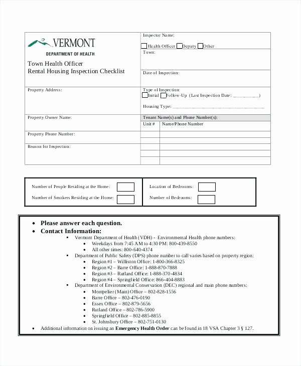 Rental Inspection Checklist Template – Azserverfo