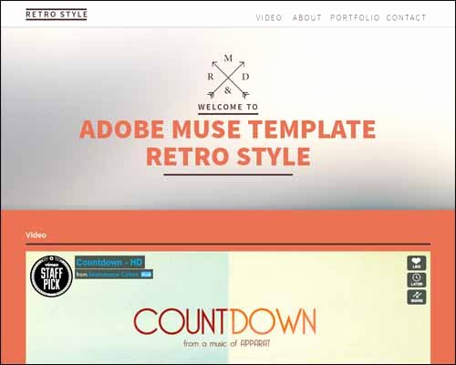 Responsive Adobe Muse Templates &amp; themes
