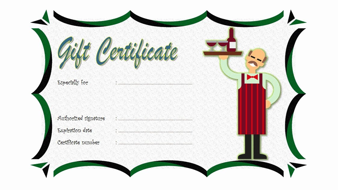 Restaurant Gift Certificate 3 – Best 10 Templates