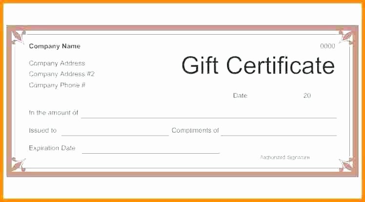 Restaurant Gift Certificate Templates Restaurant T