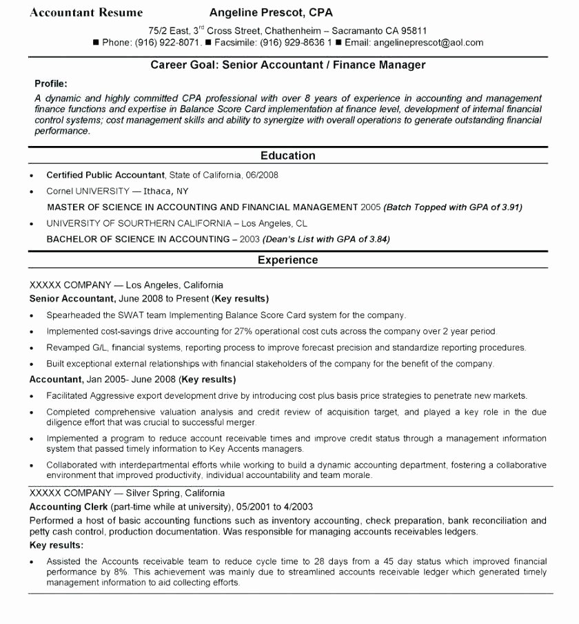 Resume Accounting Job Description for – orlandomoving