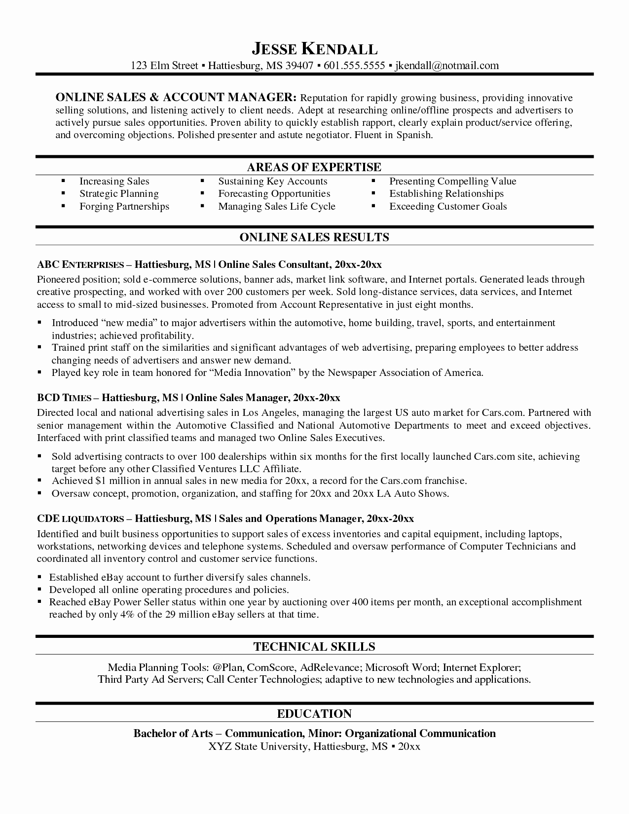 Resume Template Bullet Points suzndryc