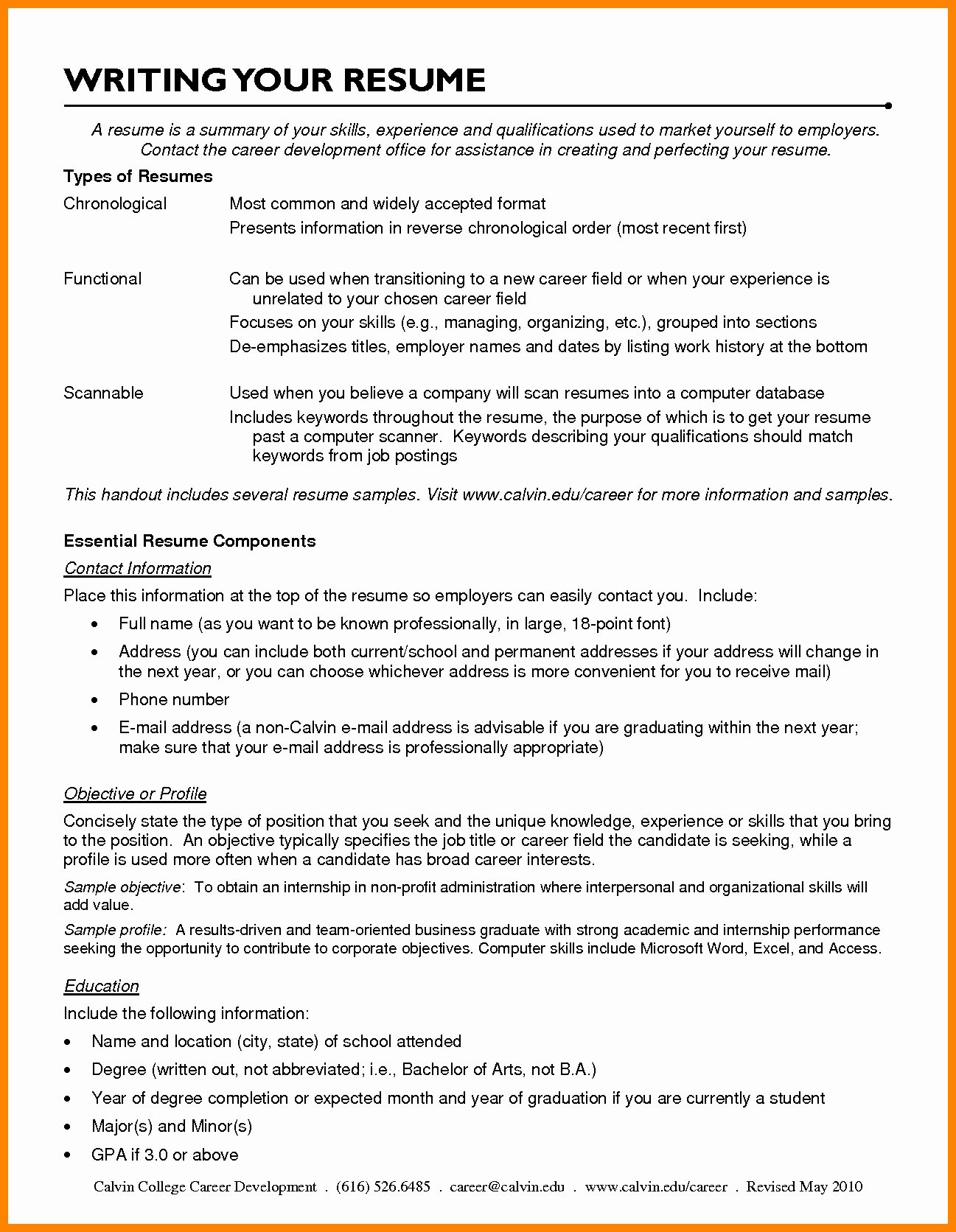 Resume Career Change Objective Sidemcicek