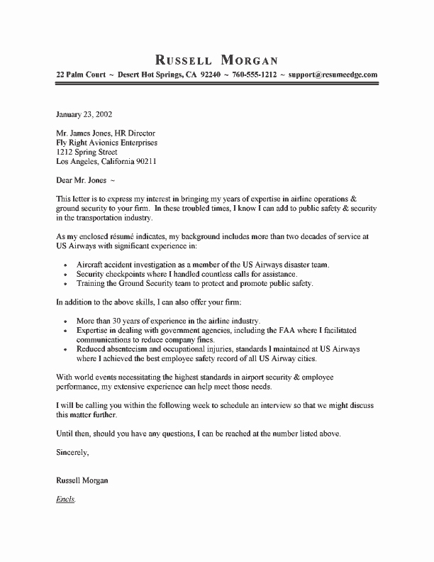 Resume Cover Letter Free Cover Letter Example