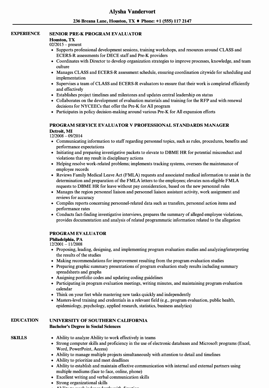 Resume Evaluator Graduate School Application Resume