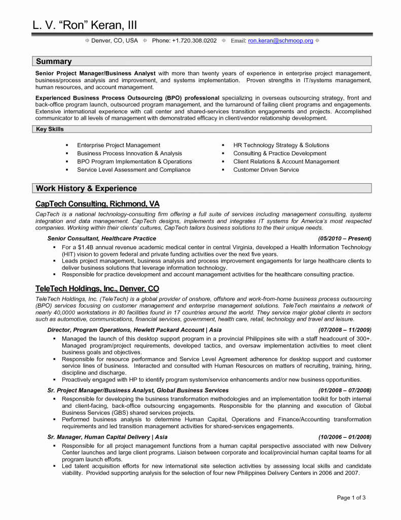 Resume Example Retail Store Manager Examples Job