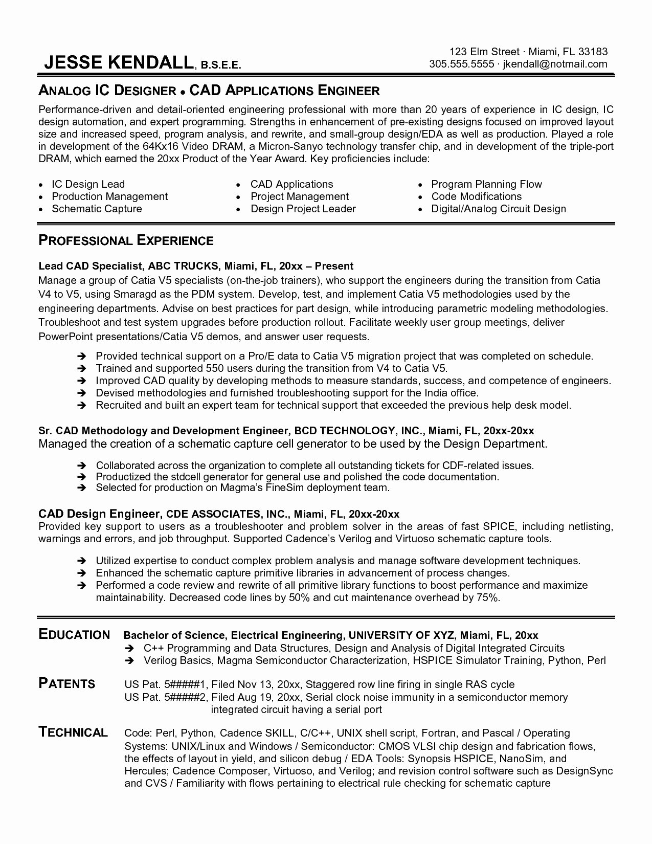 Resume Examples Engineer Resume Examples Templates