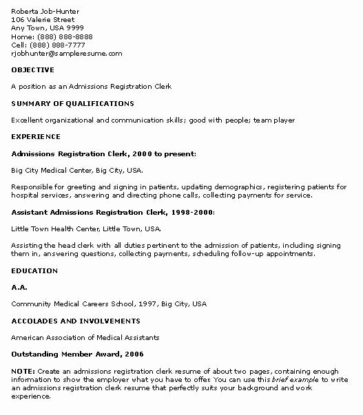 Resume Examples for High School Students with No
