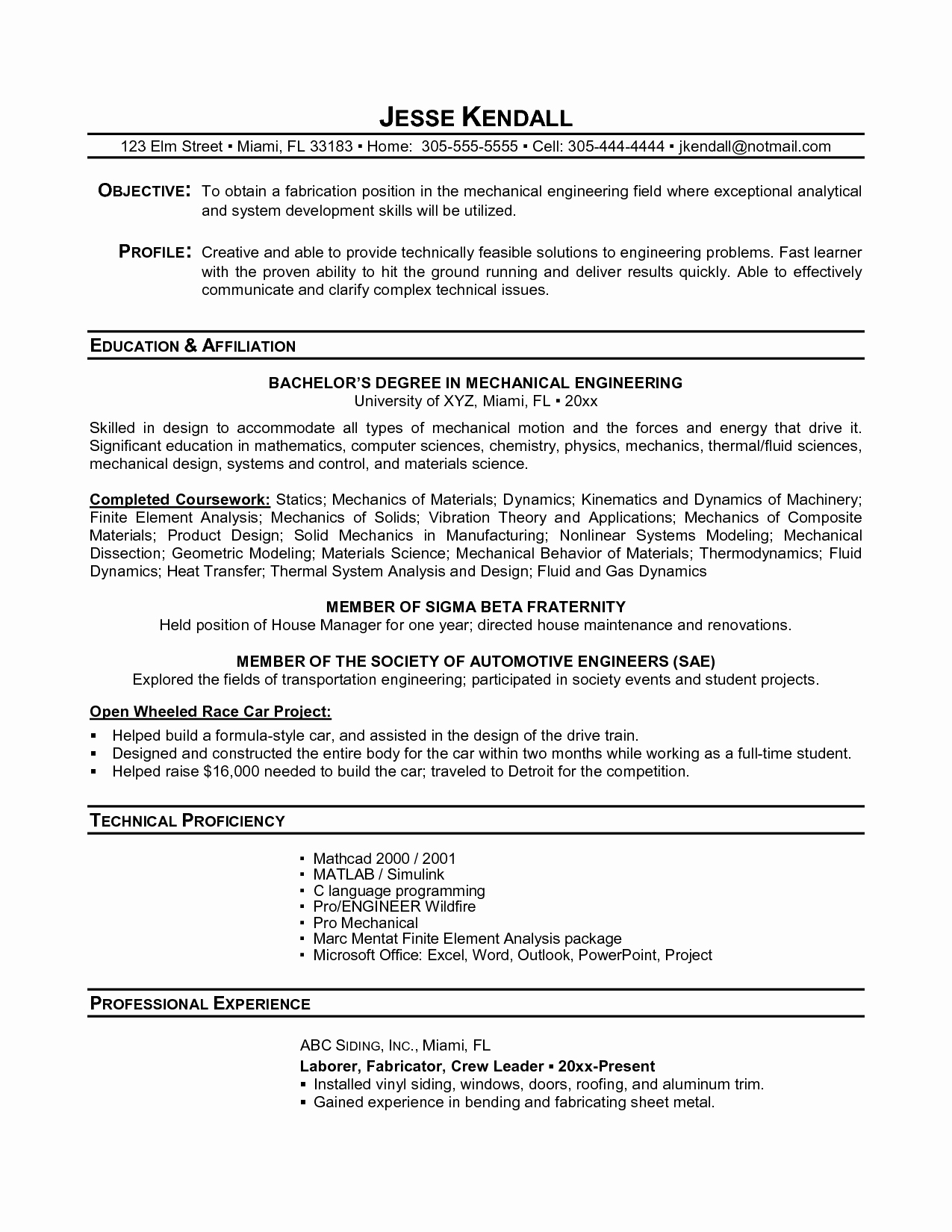 Resume Examples Student Examples Collge High School