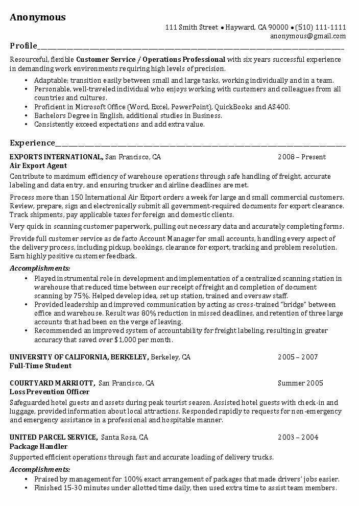 Resume Examples This Resume Example Begins Job Applicants