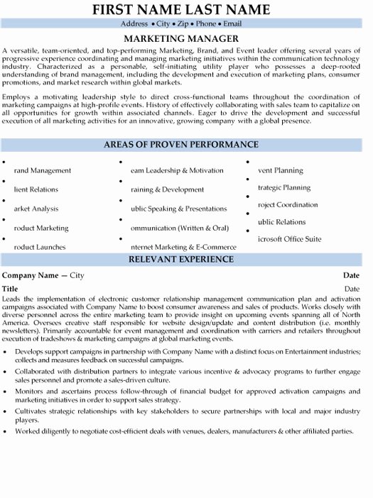 Resume for Aerospace Industry