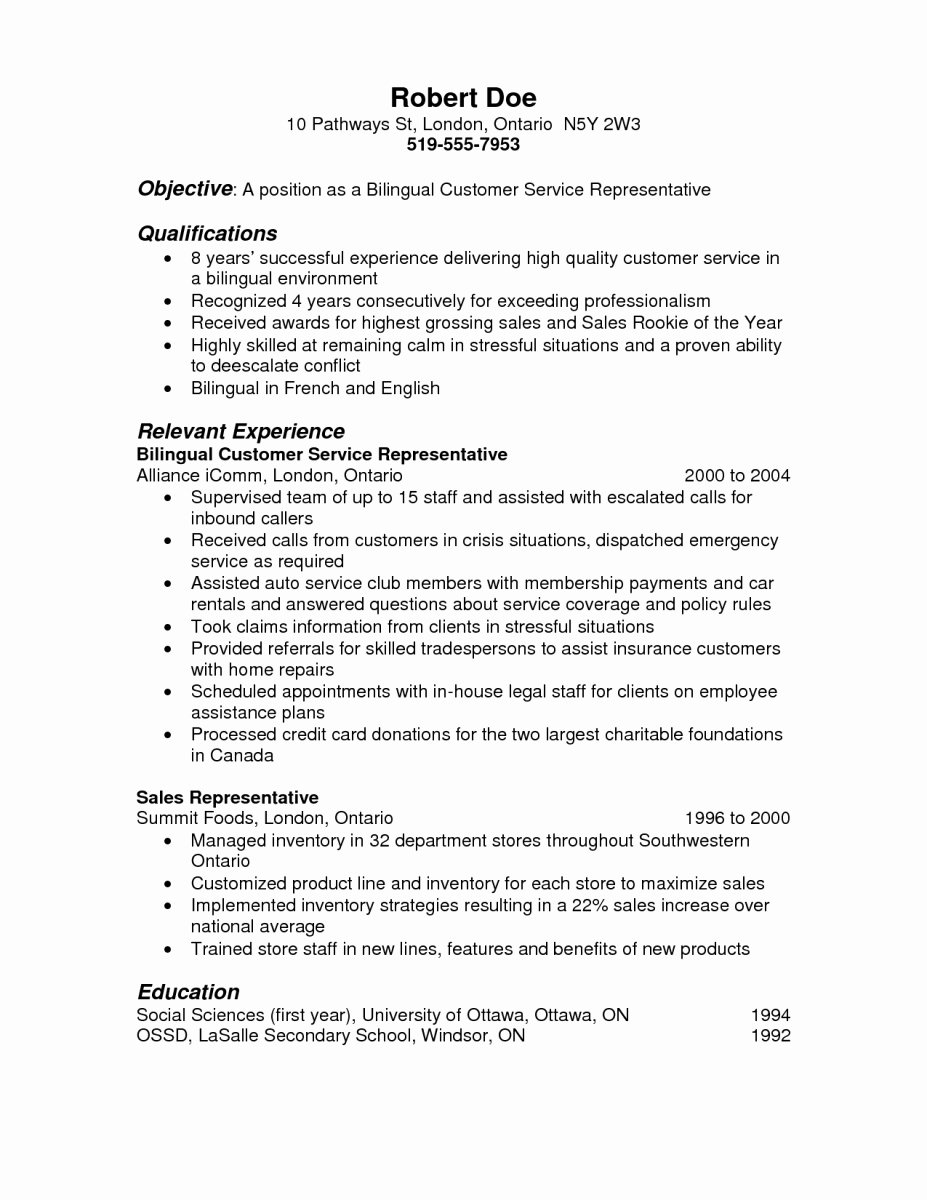 Resume for Call Center Representative – Perfect Resume format
