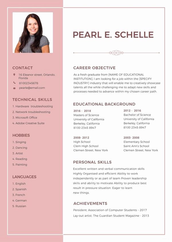 Resume for High School Student