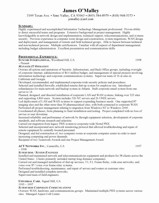 Resume for Security Manager Annecarolynbird
