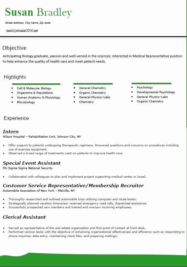 Resume format 2016 12 Free to Word Templates