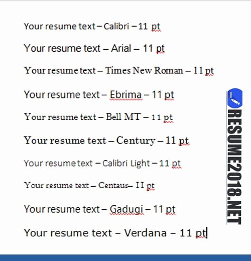 Resume format 2018 20 Free to Word Templates