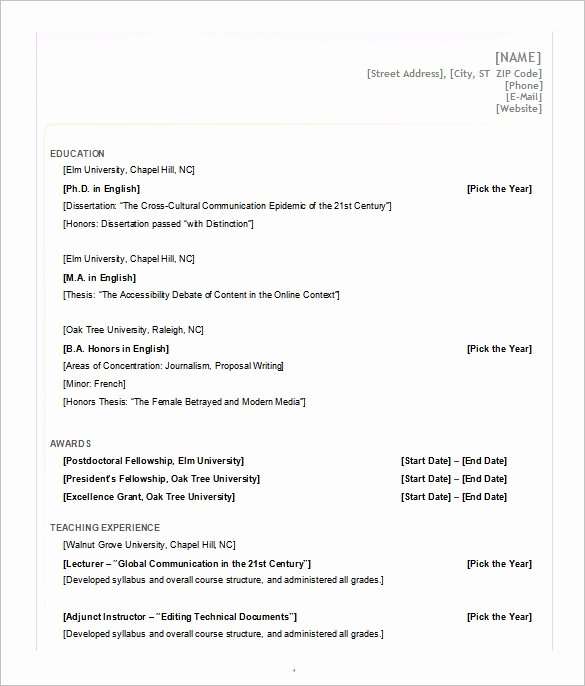 Resume format In Ms Word 2007 Best Resume Gallery