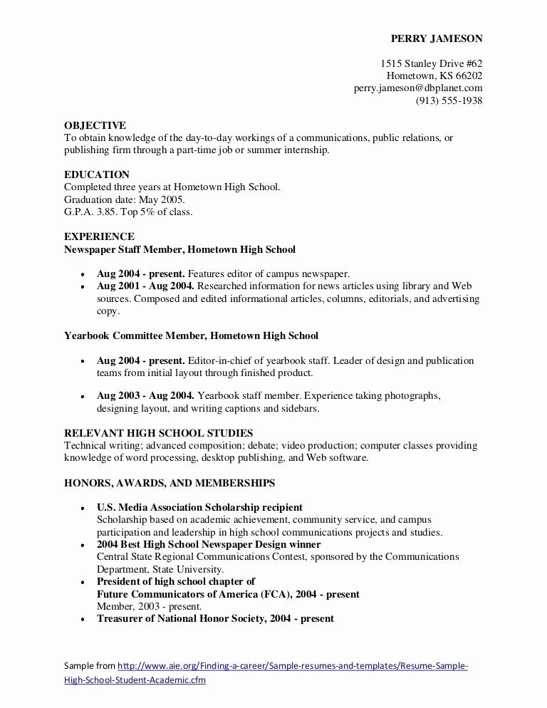 Resume Generator for Students Builder No Job Experience
