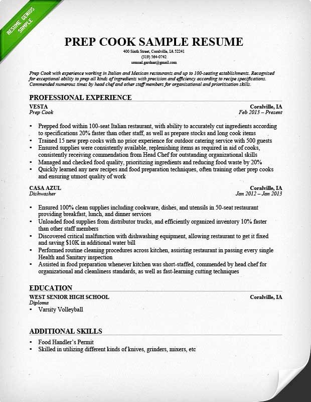 Resume Highlights Examples