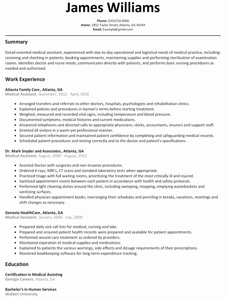 Resume New Food Service Worker Unique Human Services