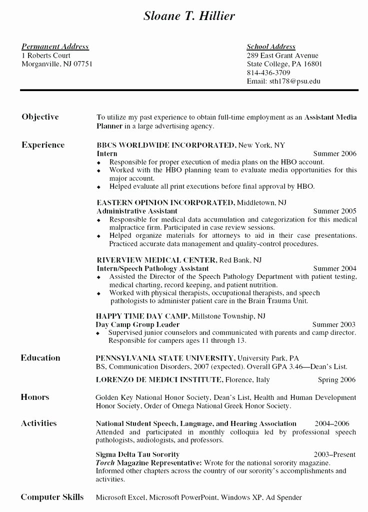 Resume Objective Internship – Bezholesterol