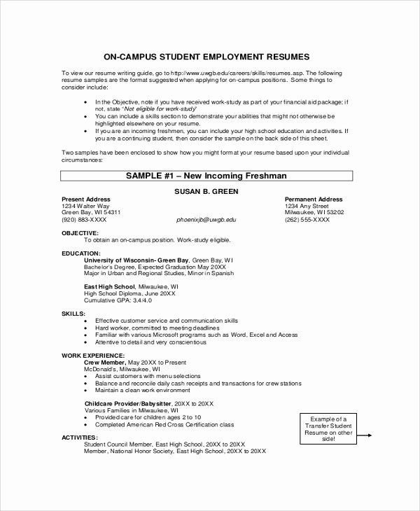 Resume Objectives for High School Graduates Botbuzz