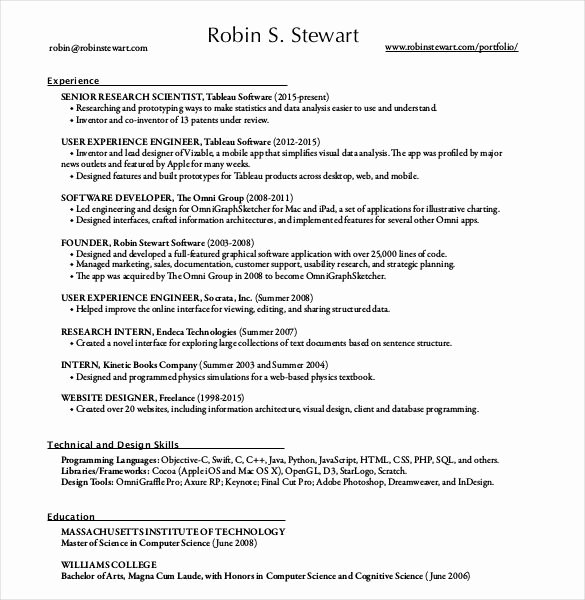 Resume Over E Page Best Resume Collection