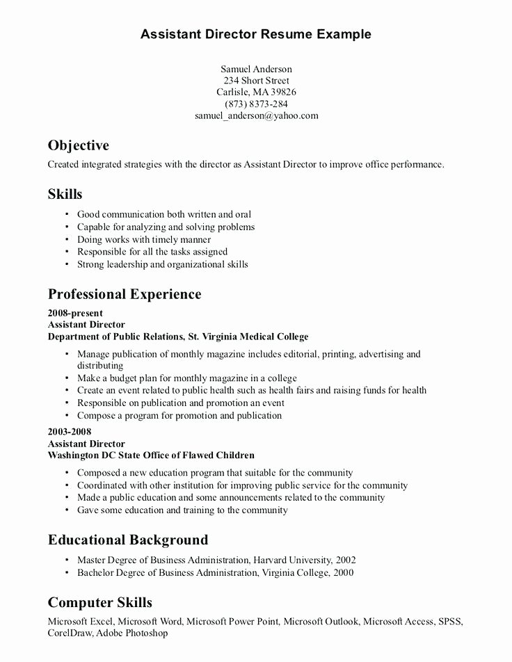 Resume Pdf Template Free Project Manager Example Samples
