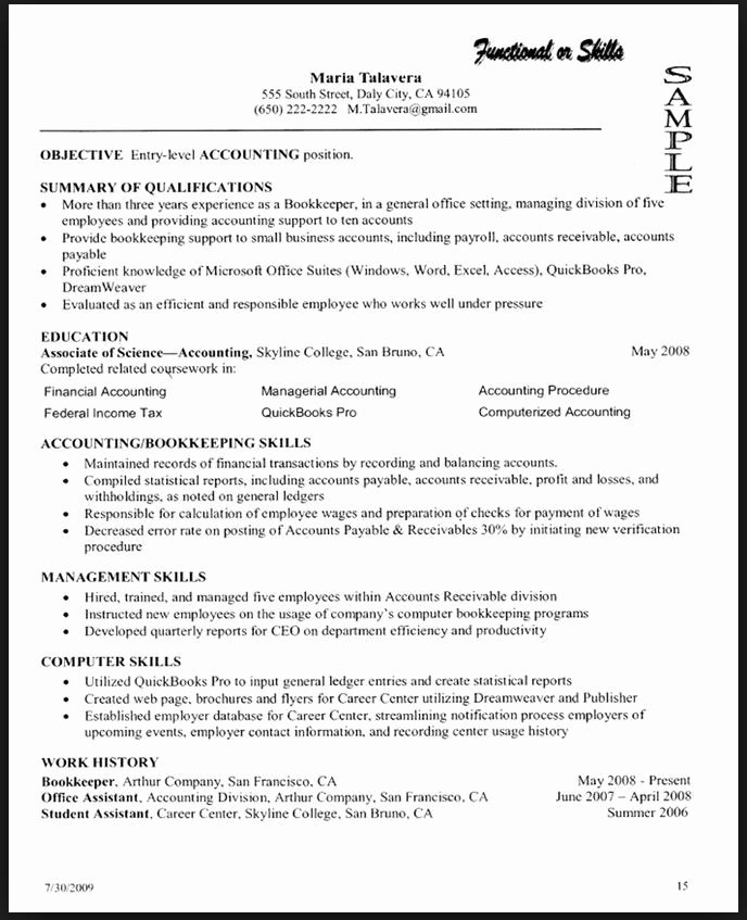 Resume Personal Skills Section Skills Section Resume