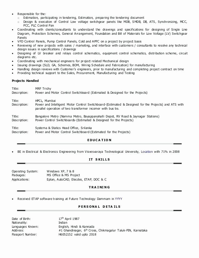Resume Power Statement Examples Strong Resume Power