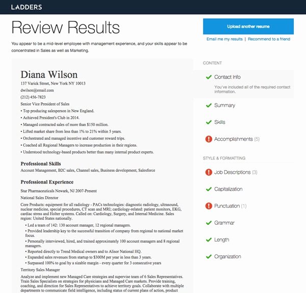 resume review free