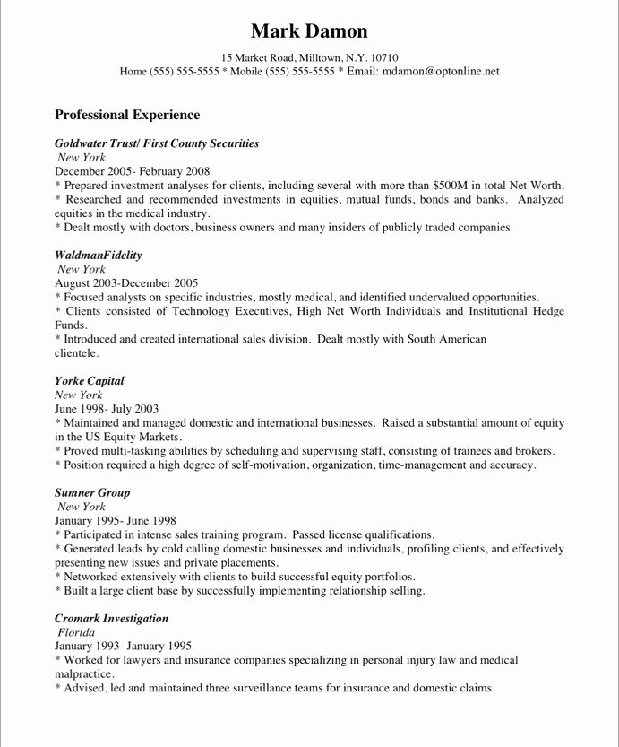 Resume Sales Representative Job Description Sample