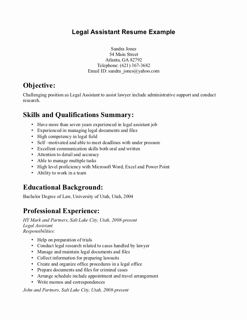 Resume Sample Legal Secretary Resume Samples Legal