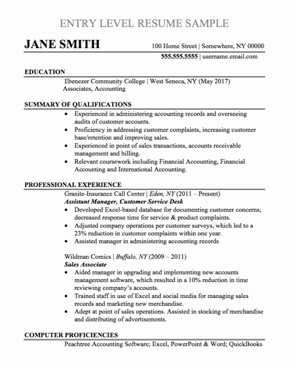 Resume Samples and Templates