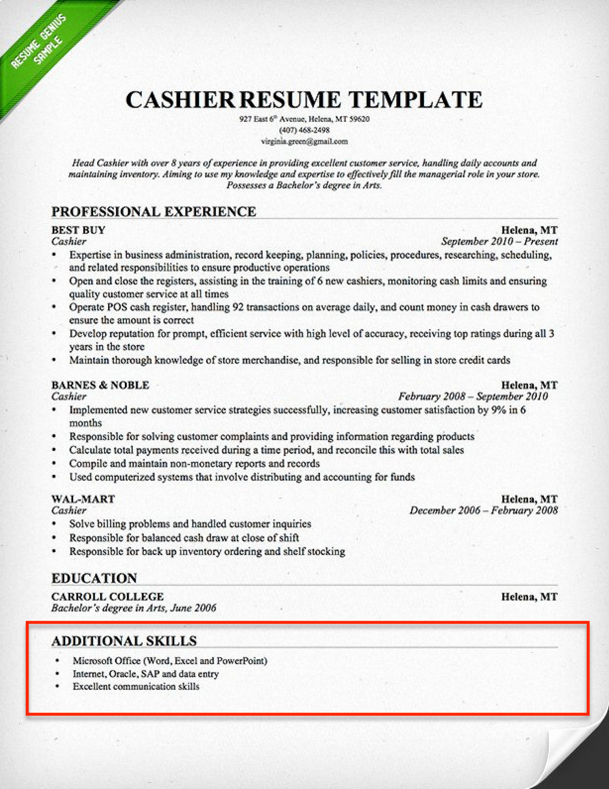 Resume Skills Section 250 Skills for Your Resume