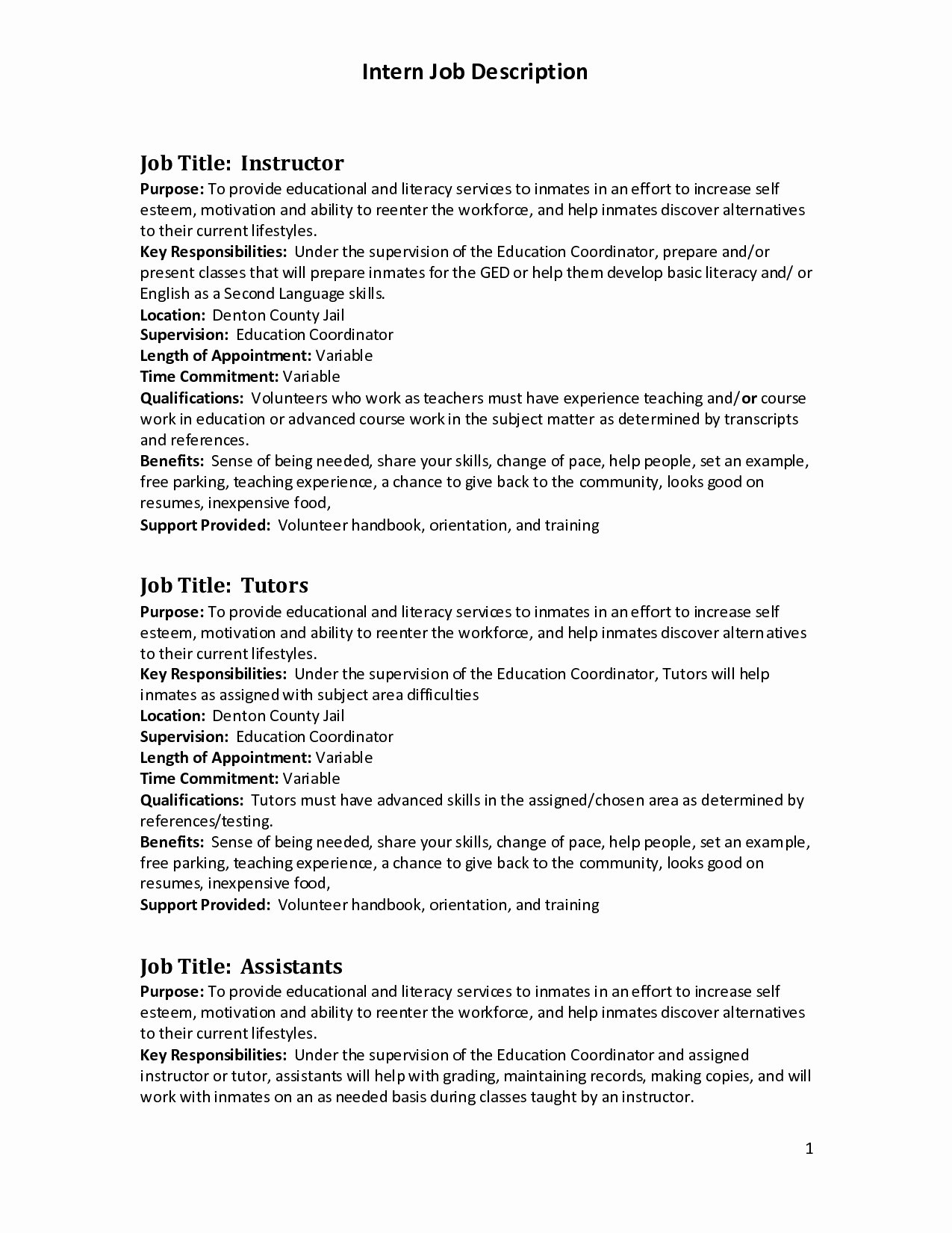 Resume Summary for Job Change