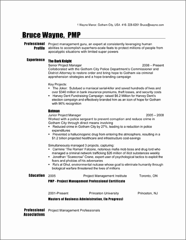 resume template canada 2289